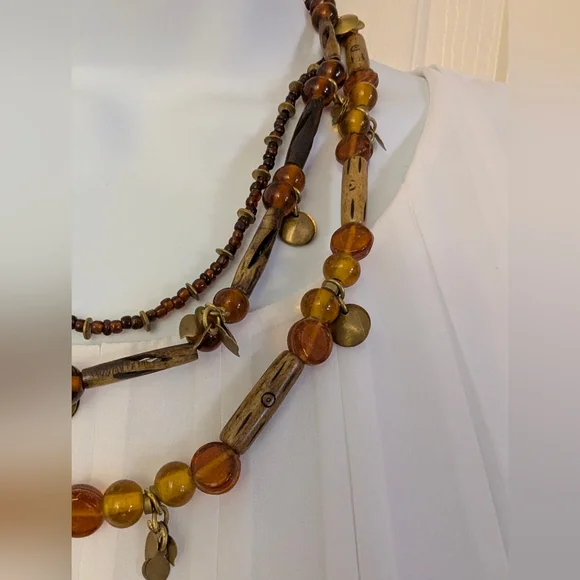 Multi-Strand, Boho-Style Necklace - Picture 4 of 6